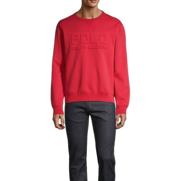 New Polo Ralph Lauren Double Knit Long-Sleeve Sweater
